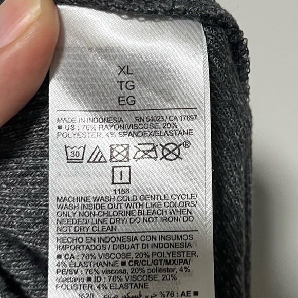 Old Navy Women’s Gray Ribbed Wide-Leg Lounge Pants – Size XL - Picture 12 of 13